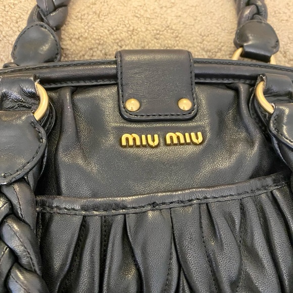 Authentic vintage miu miu matelasse frame satchel - Picture 10 of 13